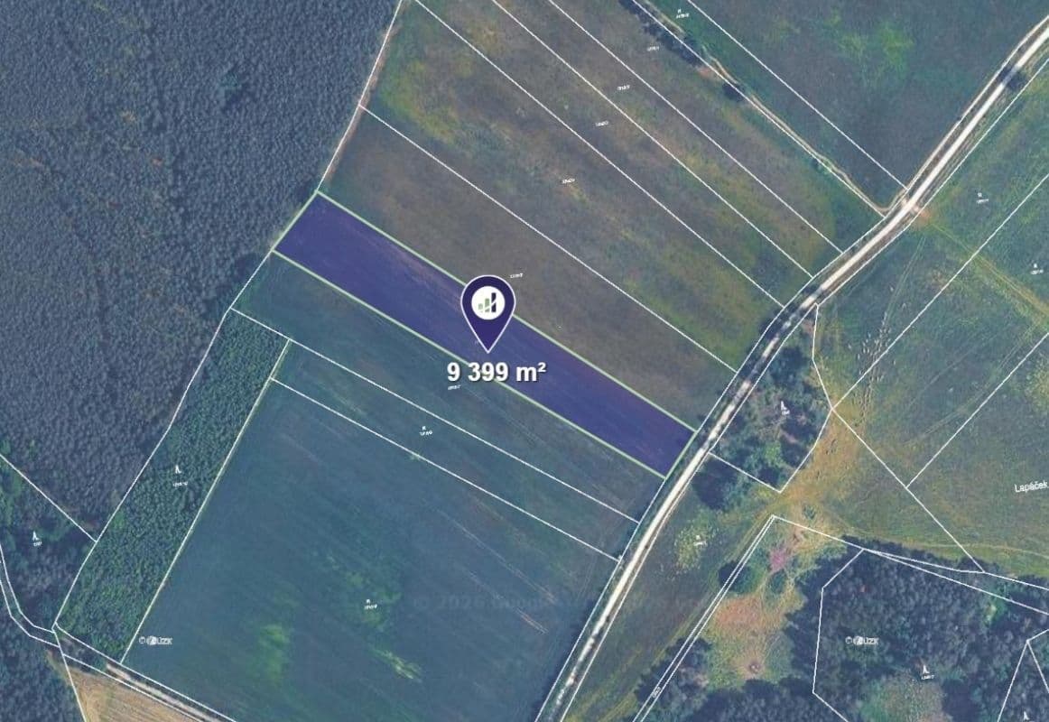 plot for sale, 58,319 m², Borkovice, Jihočeský Region plot for sale, 58,319 m², Borkovice, Jihočeský Region