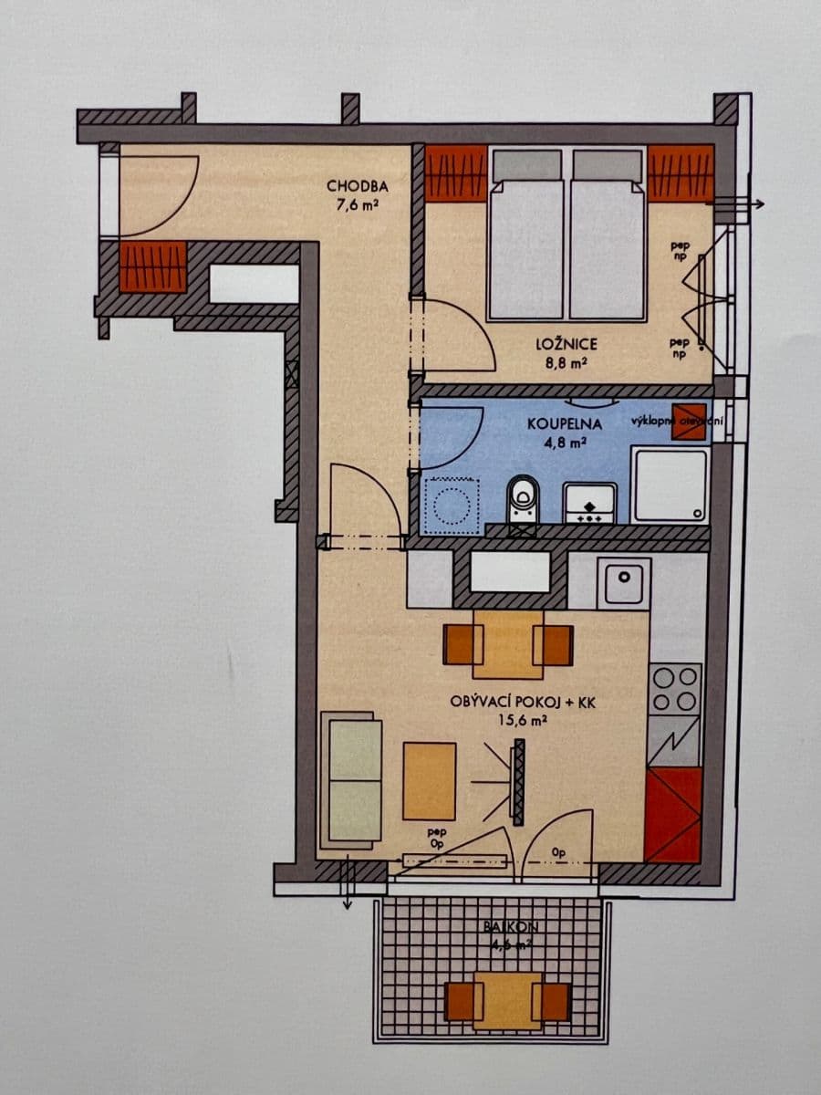 1 bedroom with open-plan kitchen flat to rent, 40 m², Nádražní, Kralupy nad Vltavou, Středočeský Region 1 bedroom with open-plan kitchen flat to rent, 40 m², Nádražní, Kralupy nad Vltavou, Středočeský Region