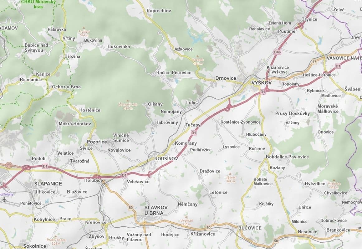 plot for sale, 4,100 m², Habrovany, Jihomoravský Region plot for sale, 4,100 m², Habrovany, Jihomoravský Region