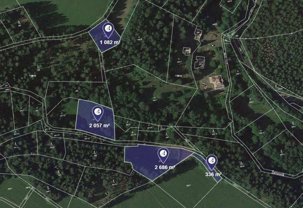 plot for sale, 3,081 m², Pěnčín, Liberecký Region plot for sale, 3,081 m², Pěnčín, Liberecký Region