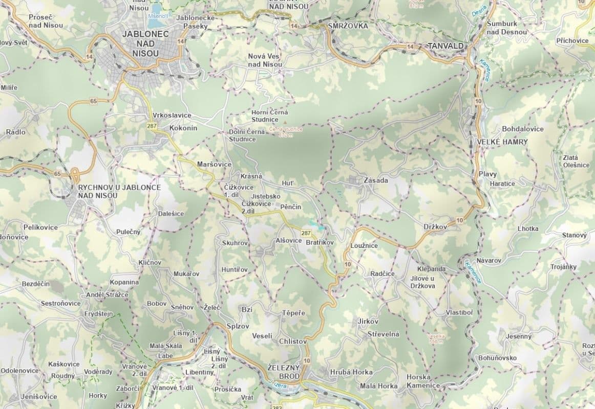 plot for sale, 3,406 m², Pěnčín, Liberecký Region plot for sale, 3,406 m², Pěnčín, Liberecký Region