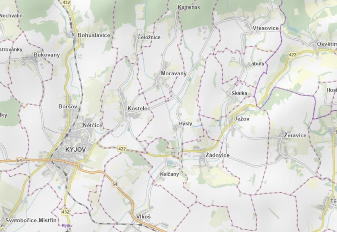 plot for sale, 3,579 m², Hýsly, Jihomoravský Region plot for sale, 3,579 m², Hýsly, Jihomoravský Region