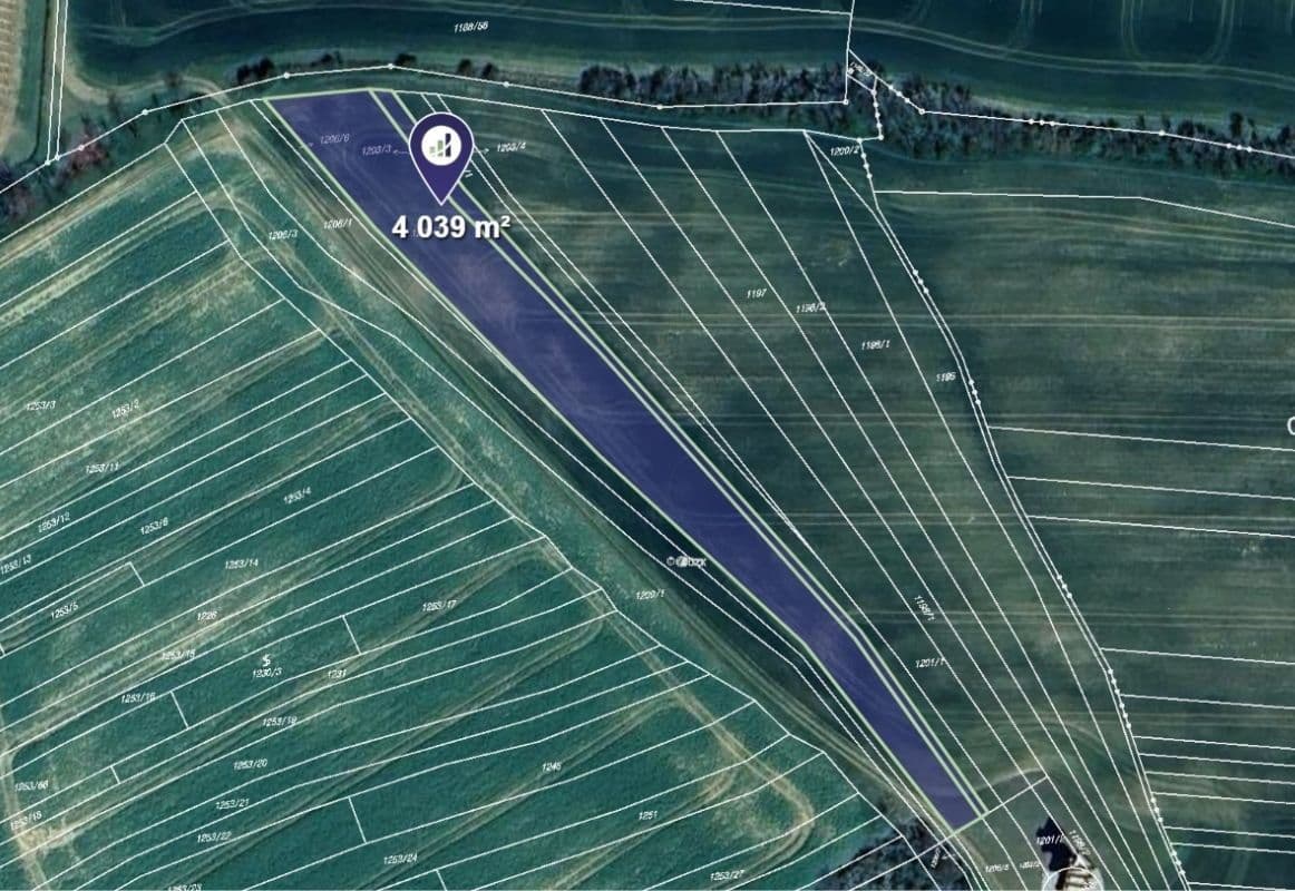 plot for sale, 4,039 m², Hýsly, Jihomoravský Region plot for sale, 4,039 m², Hýsly, Jihomoravský Region