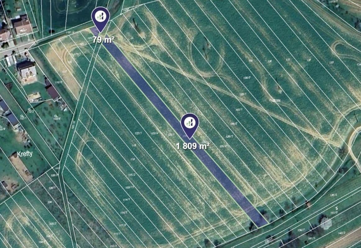 plot for sale, 1,888 m², Hýsly, Jihomoravský Region plot for sale, 1,888 m², Hýsly, Jihomoravský Region