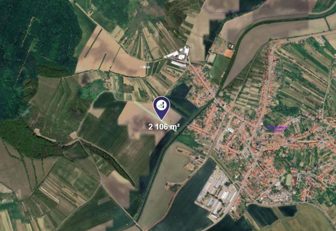 plot for sale, 2,106 m², Kobylí, Jihomoravský Region plot for sale, 2,106 m², Kobylí, Jihomoravský Region