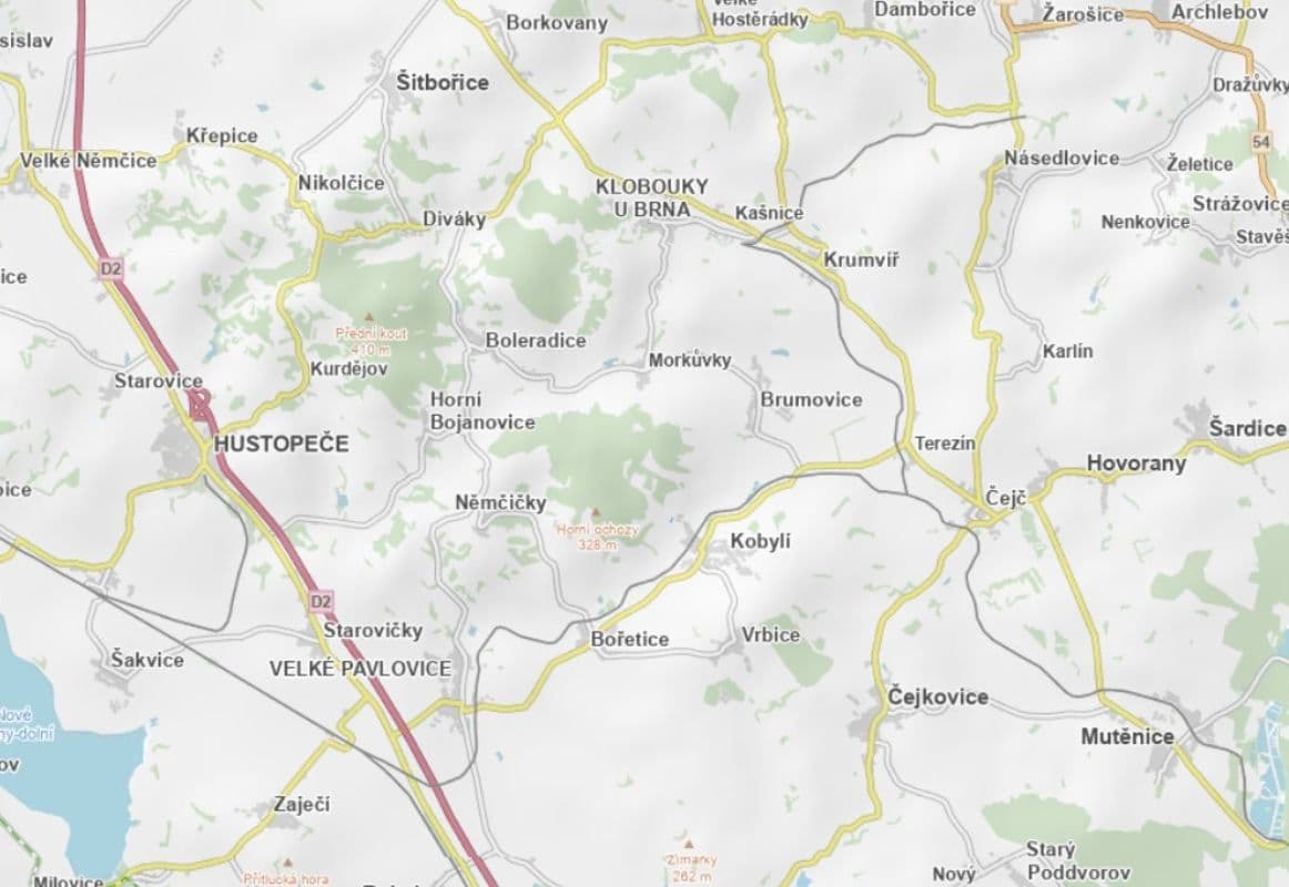 plot for sale, 976 m², Kobylí, Jihomoravský Region plot for sale, 976 m², Kobylí, Jihomoravský Region