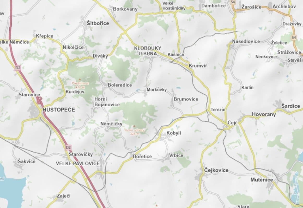 plot for sale, 3,062 m², Kobylí, Jihomoravský Region plot for sale, 3,062 m², Kobylí, Jihomoravský Region