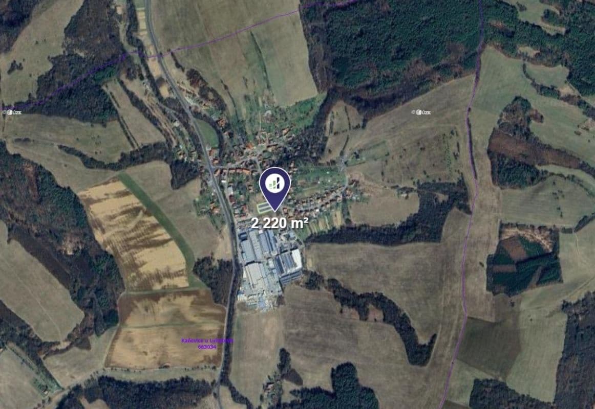 plot for sale, 1,128 m², Kaňovice, Zlínský Region plot for sale, 1,128 m², Kaňovice, Zlínský Region