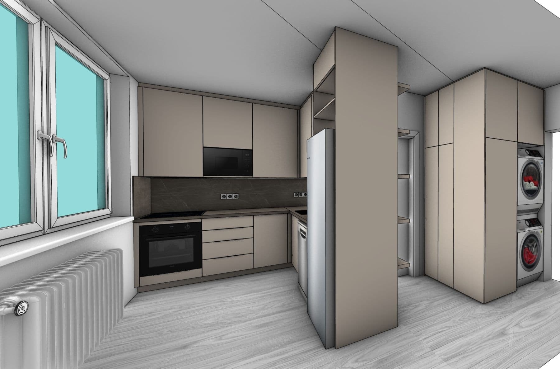 3 bedroom flat to rent, 73 m², Sadová, Adamov, Jihomoravský Region 3 bedroom flat to rent, 73 m², Sadová, Adamov, Jihomoravský Region