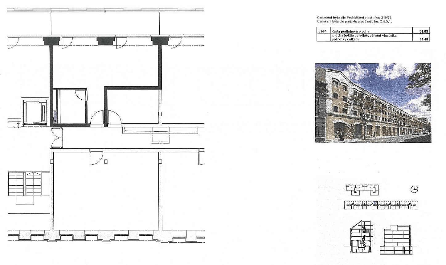Studio flat to rent, 45 m², Šaldova, Prague, Prague Studio flat to rent, 45 m², Šaldova, Prague, Prague