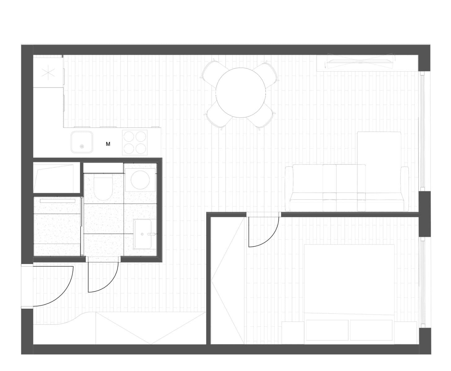 1 bedroom with open-plan kitchen flat for sale, 48 m², Kloboukova, Prague, Prague 1 bedroom with open-plan kitchen flat for sale, 48 m², Kloboukova, Prague, Prague