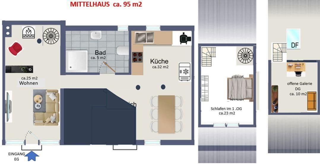 house to rent, 95 m², Brachttal, Hesse house to rent, 95 m², Brachttal, Hesse