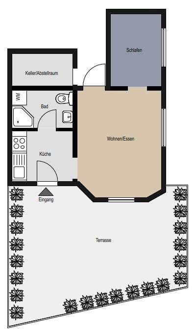 2 bedroom flat for sale, 41 m², Stuttgart, Baden-Württemberg 2 bedroom flat for sale, 41 m², Stuttgart, Baden-Württemberg