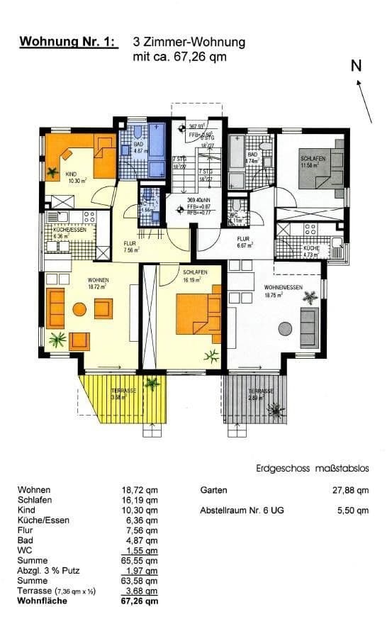 3 bedroom flat to rent, 68 m², Schoellstr. 5, Stuttgart-Plieningen, Baden-Württemberg 3 bedroom flat to rent, 68 m², Schoellstr. 5, Stuttgart-Plieningen, Baden-Württemberg