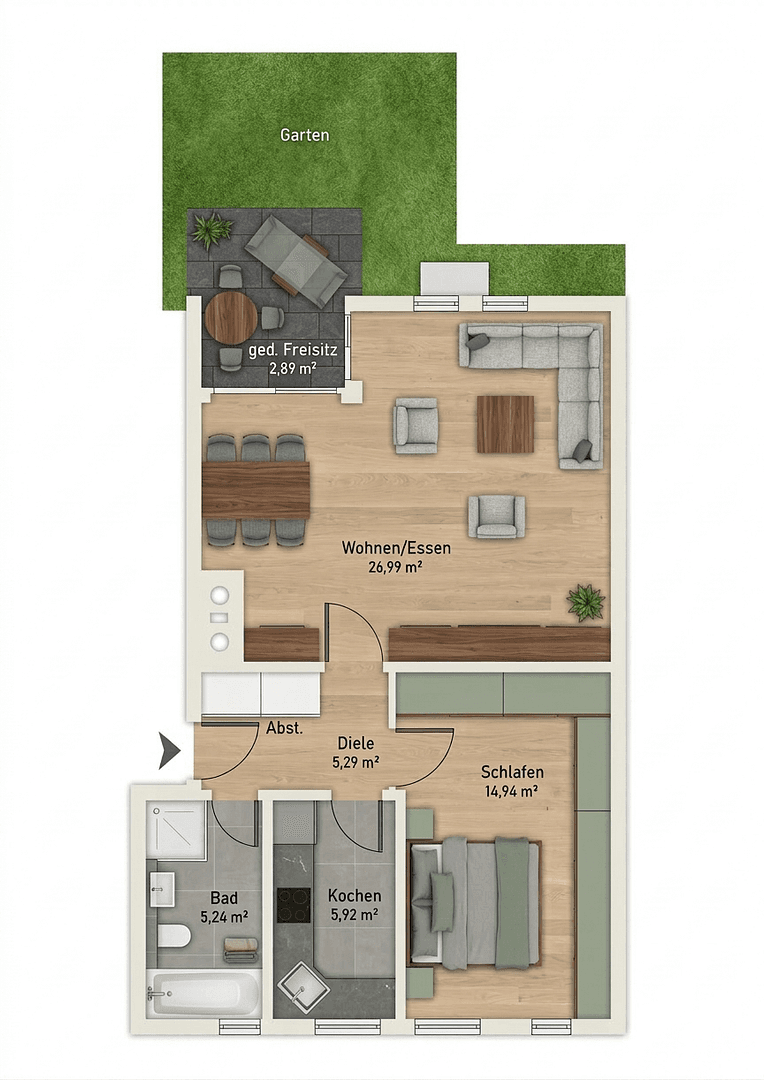 2 bedroom flat for sale, 61 m², Fürstenfeldbruck, Bavaria 2 bedroom flat for sale, 61 m², Fürstenfeldbruck, Bavaria