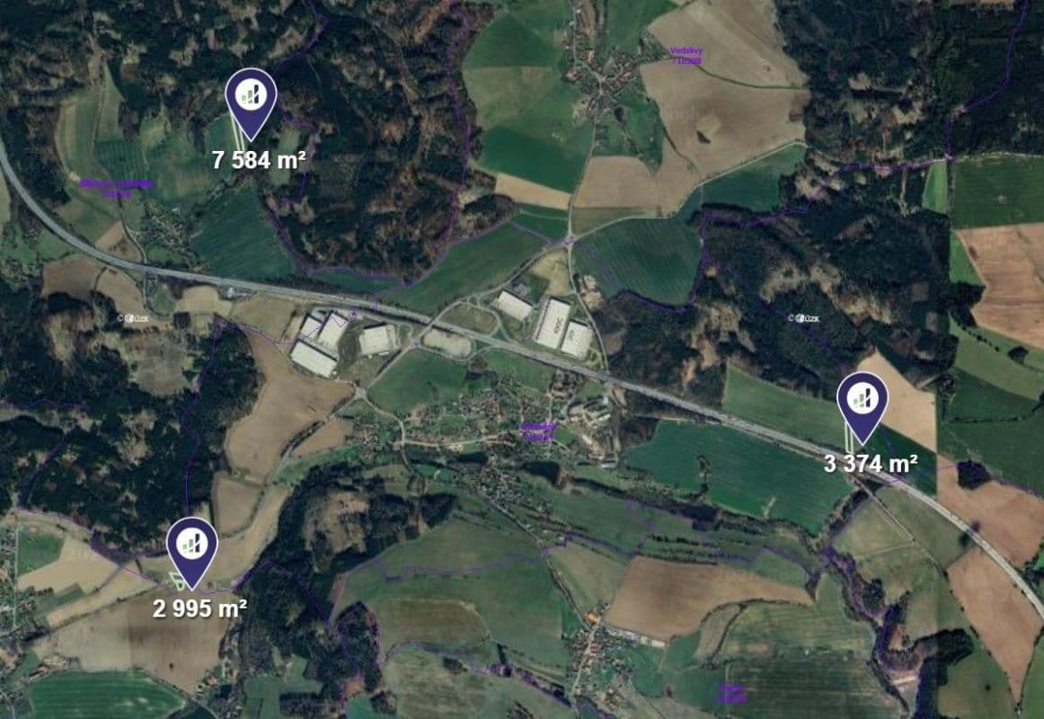 plot for sale, 11,254 m², Ostředek, Středočeský Region plot for sale, 11,254 m², Ostředek, Středočeský Region