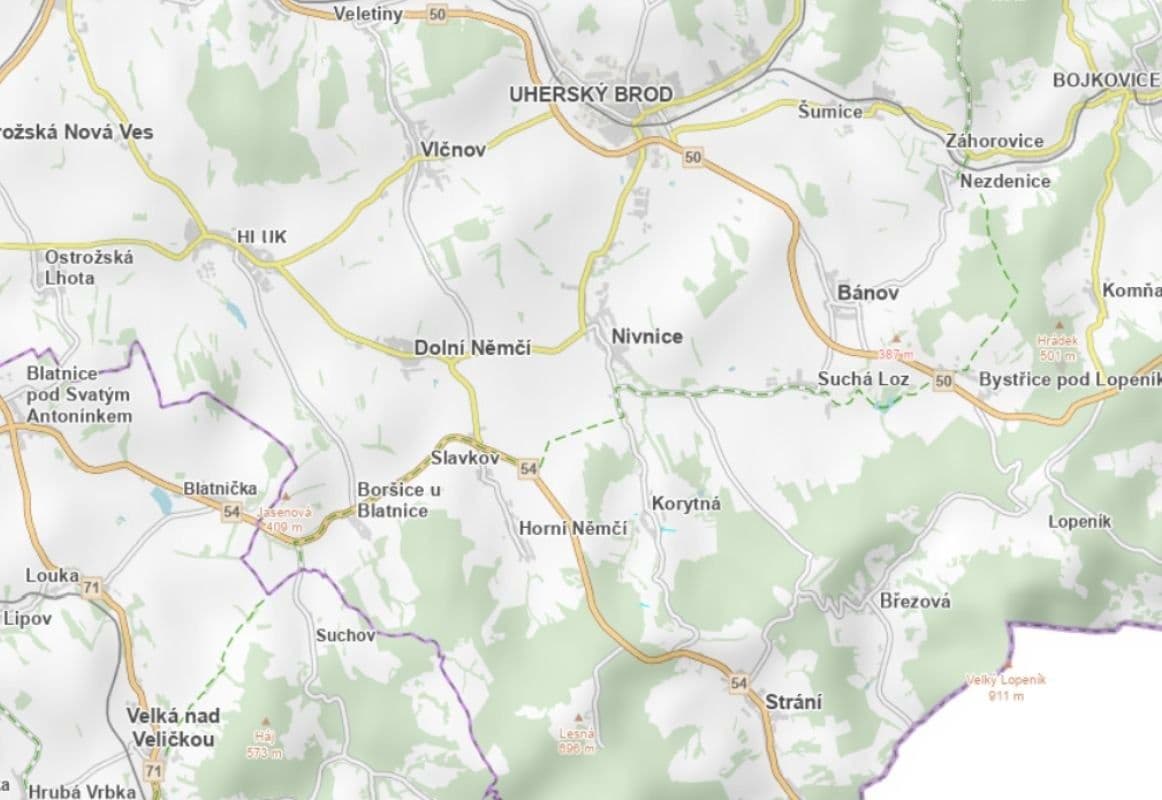 plot for sale, 2,594 m², Korytná, Zlínský Region plot for sale, 2,594 m², Korytná, Zlínský Region