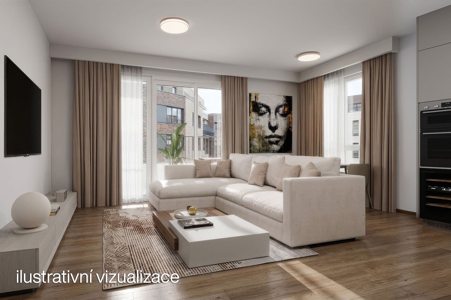 3 bedroom with open-plan kitchen flat for sale, 90 m², Drnovská, Prague, Prague 3 bedroom with open-plan kitchen flat for sale, 90 m², Drnovská, Prague, Prague
