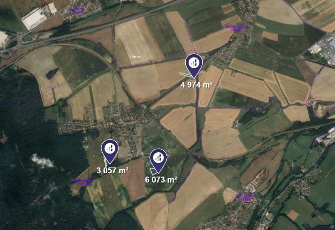 plot for sale, 7,052 m², Újezd, Středočeský Region plot for sale, 7,052 m², Újezd, Středočeský Region