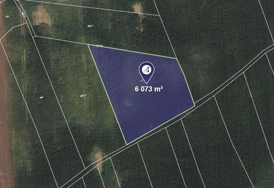 plot for sale, 7,052 m², Újezd, Středočeský Region plot for sale, 7,052 m², Újezd, Středočeský Region