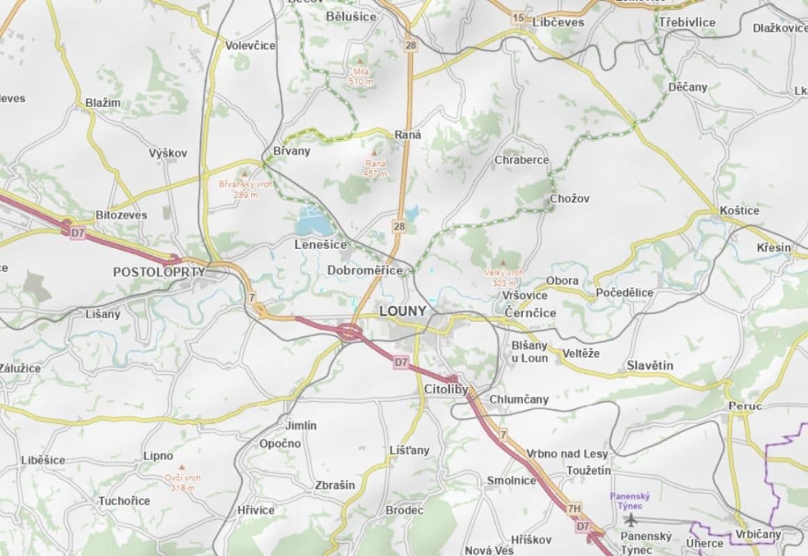 plot for sale, 20,957 m², Louny, Ústecký Region plot for sale, 20,957 m², Louny, Ústecký Region