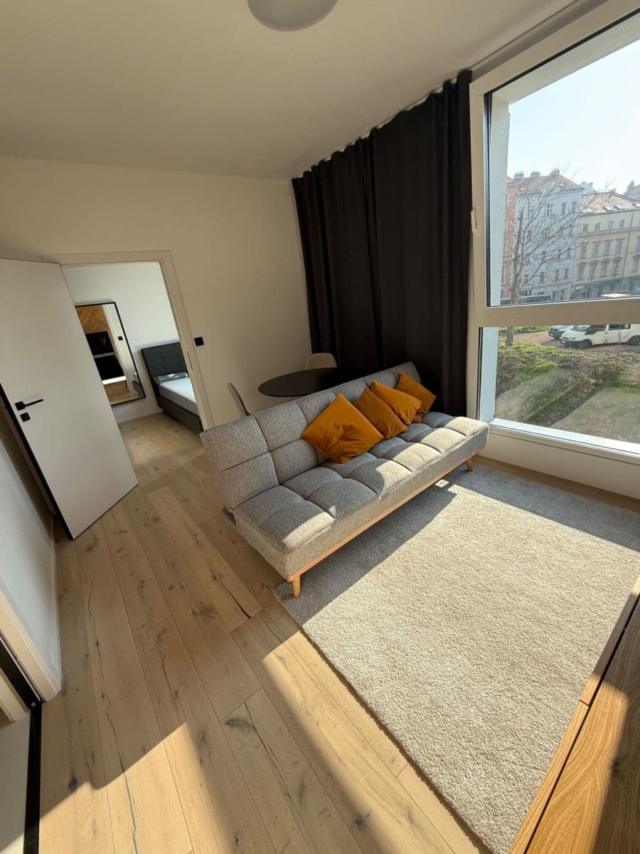 1 bedroom with open-plan kitchen flat to rent, 33 m², Krymská, Prague, Prague 1 bedroom with open-plan kitchen flat to rent, 33 m², Krymská, Prague, Prague