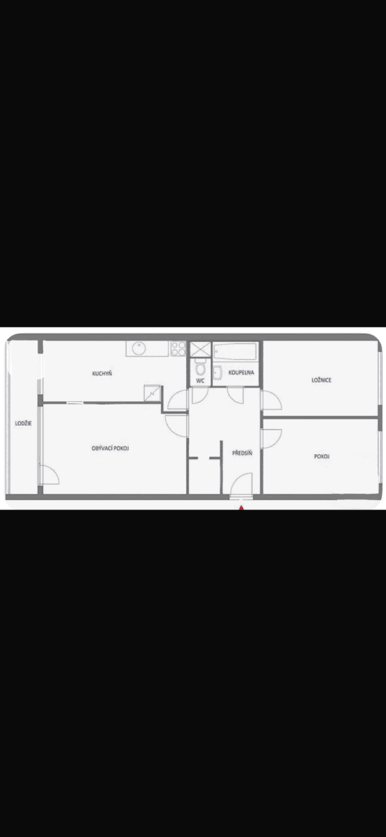 3 bedroom flat for sale, 80 m², Ohradní, Prague, Prague 3 bedroom flat for sale, 80 m², Ohradní, Prague, Prague