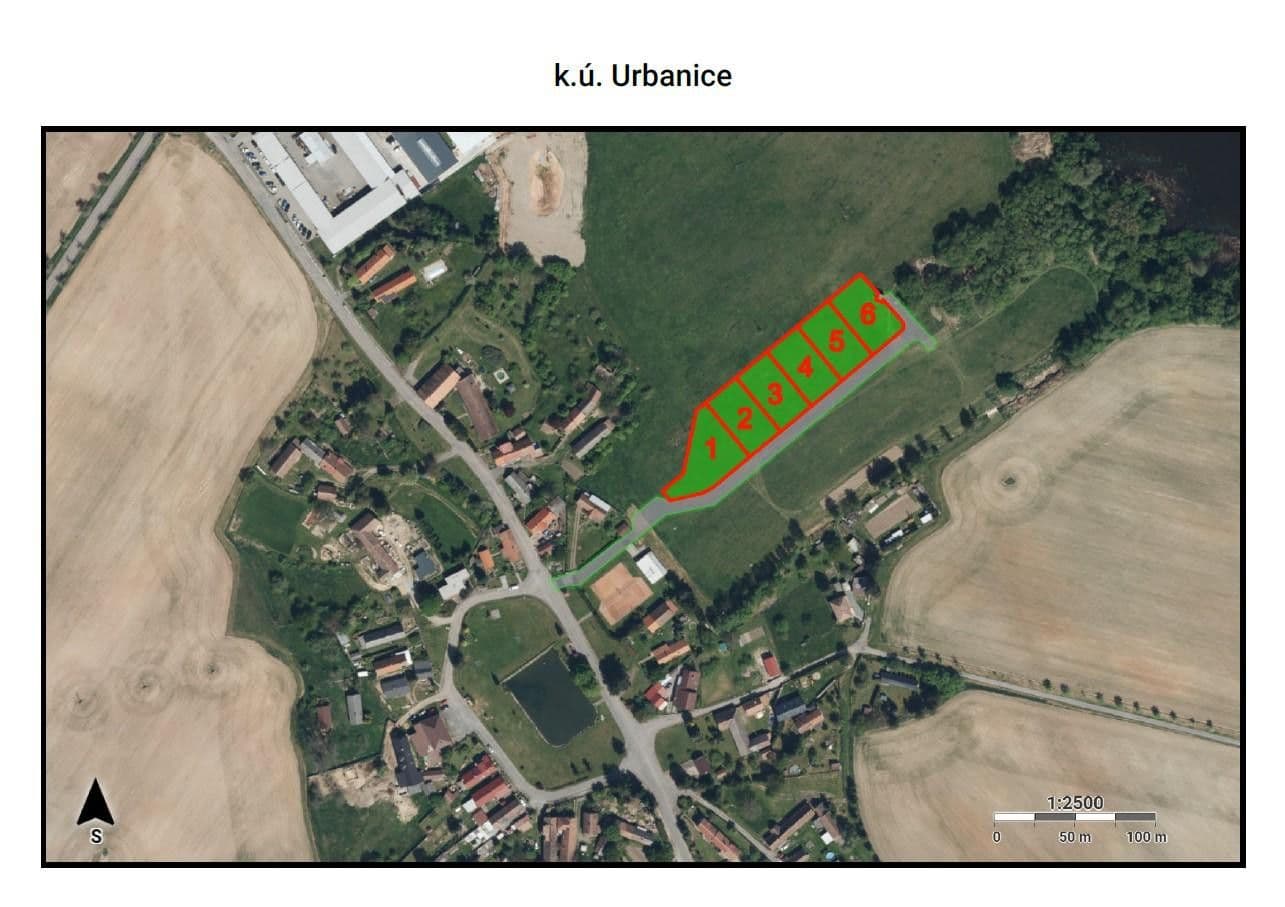 plot for sale, 930 m², Urbanice, Pardubický Region plot for sale, 930 m², Urbanice, Pardubický Region