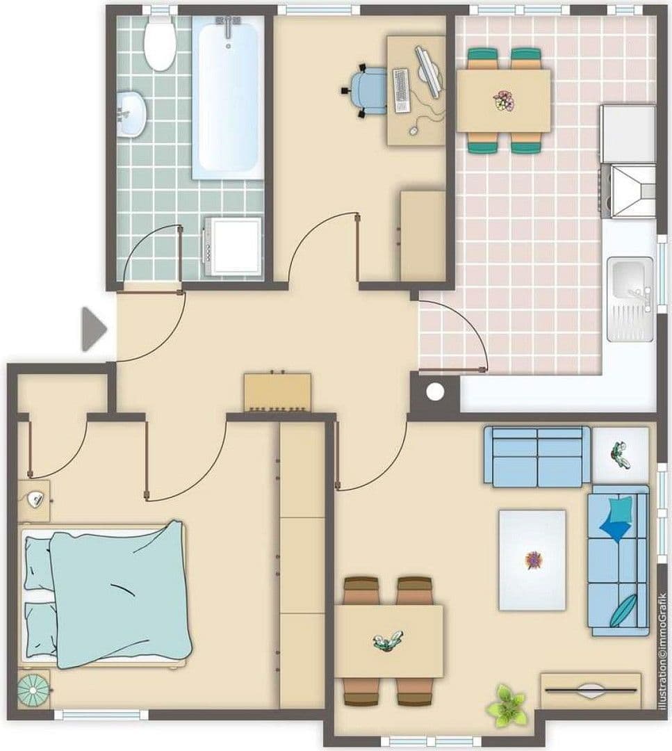 4 bedroom flat to rent, 70 m², Brenkenackerweg 35, Lichtenstein, Baden-Württemberg 4 bedroom flat to rent, 70 m², Brenkenackerweg 35, Lichtenstein, Baden-Württemberg