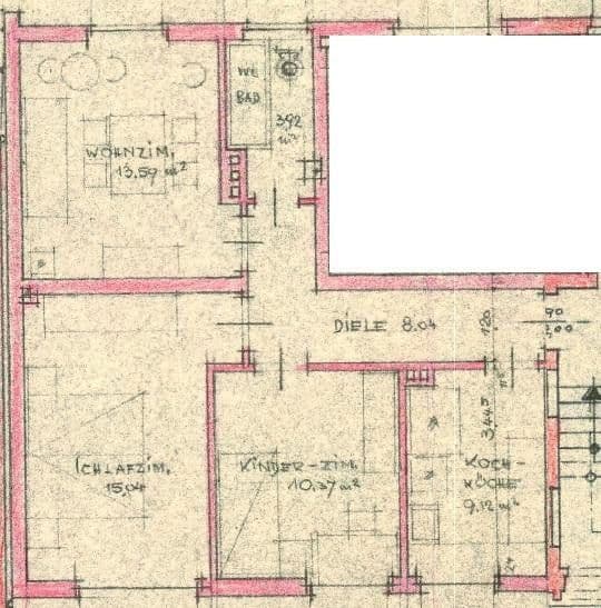 2 bedroom with open-plan kitchen flat to rent, 60 m², Bochum, North Rhine-Westphalia 2 bedroom with open-plan kitchen flat to rent, 60 m², Bochum, North Rhine-Westphalia