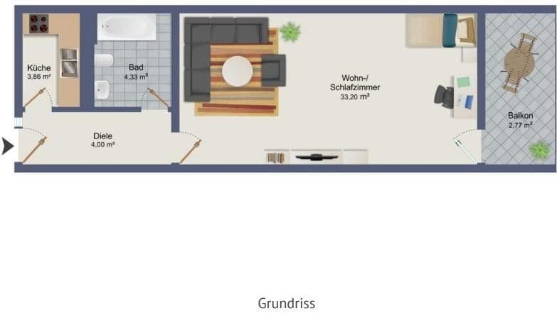 1 bedroom flat for sale, 48 m², Freiherr von Stein Str. 2, Regensburg, Bavaria 1 bedroom flat for sale, 48 m², Freiherr von Stein Str. 2, Regensburg, Bavaria