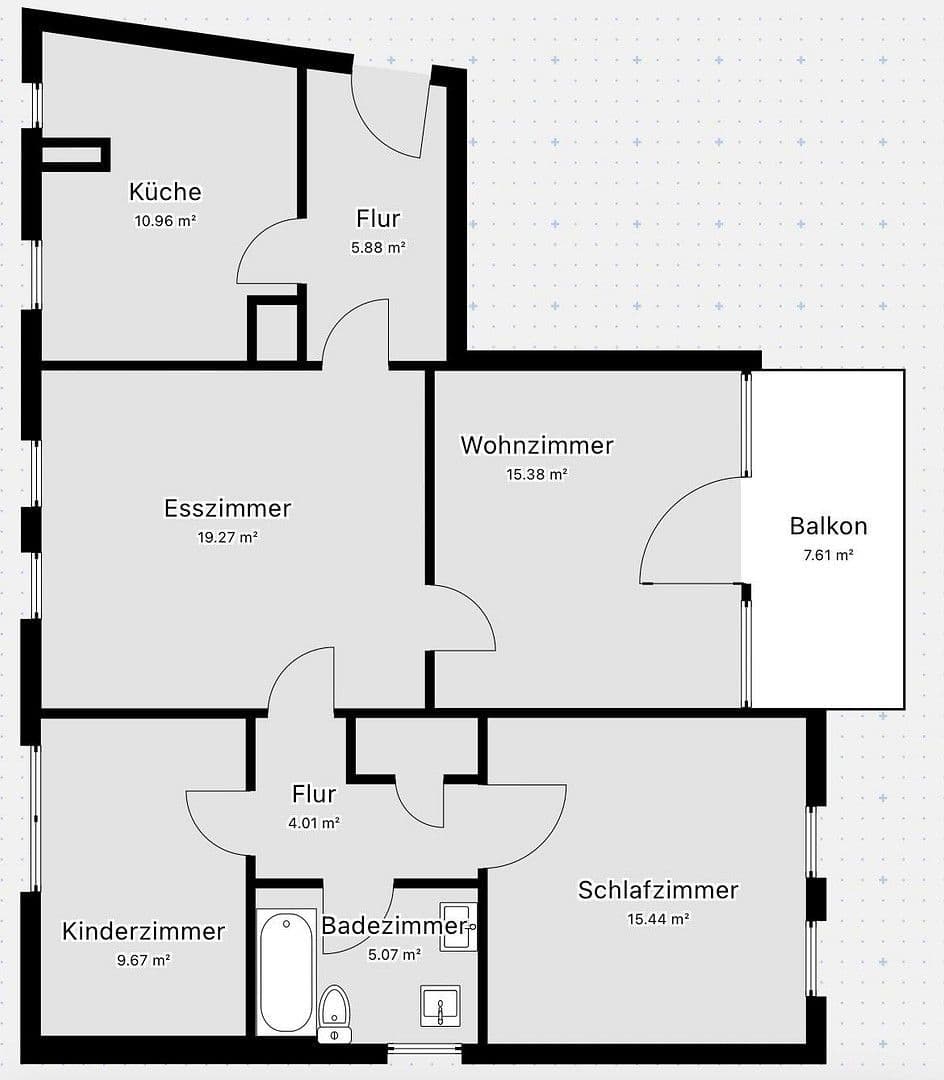 4 bedroom flat to rent, 90 m², Ulm, Baden-Württemberg 4 bedroom flat to rent, 90 m², Ulm, Baden-Württemberg