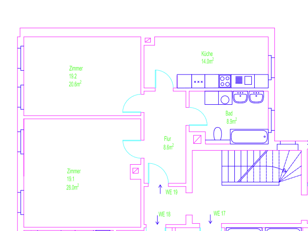 1 bedroom flat to rent, 42 m², Ludwigstraße 74, Leipzig, Saxony 1 bedroom flat to rent, 42 m², Ludwigstraße 74, Leipzig, Saxony