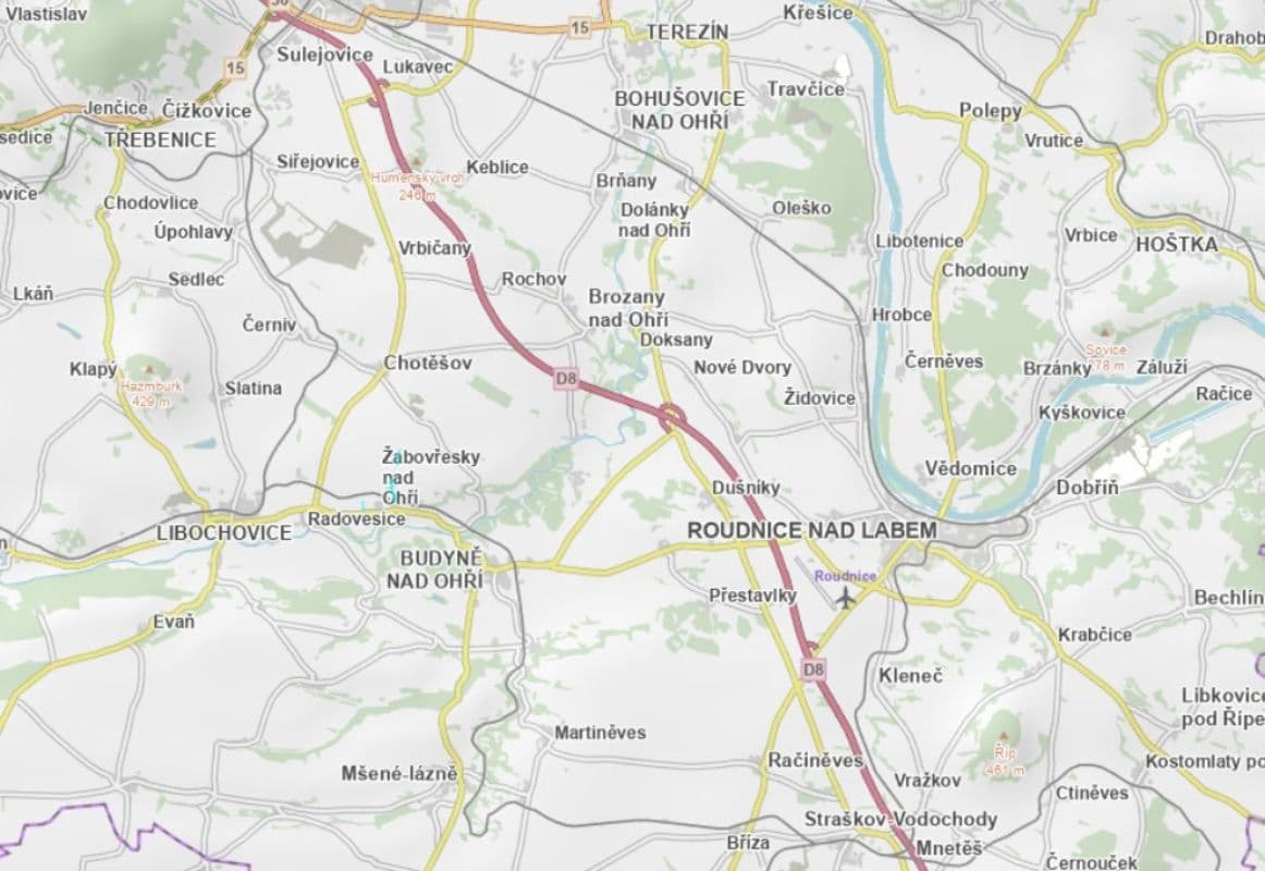 plot for sale, 16,851 m², Žabovřesky nad Ohří, Ústecký Region plot for sale, 16,851 m², Žabovřesky nad Ohří, Ústecký Region