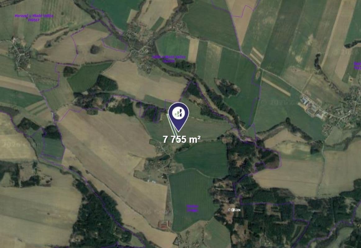 plot for sale, 7,755 m², Mladá Vožice, Jihočeský Region plot for sale, 7,755 m², Mladá Vožice, Jihočeský Region
