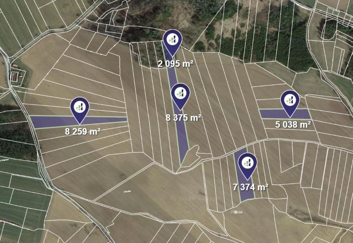 plot for sale, 31,141 m², Mladá Vožice, Jihočeský Region plot for sale, 31,141 m², Mladá Vožice, Jihočeský Region