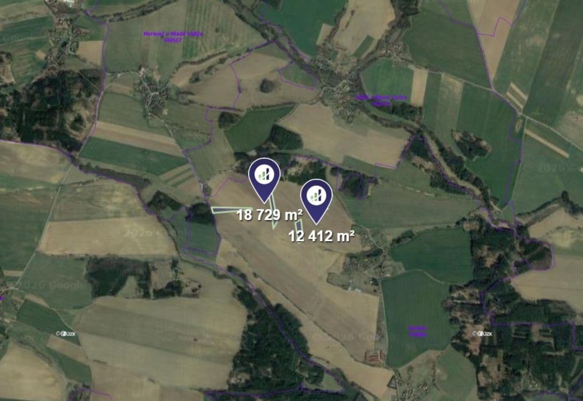 plot for sale, 31,141 m², Mladá Vožice, Jihočeský Region plot for sale, 31,141 m², Mladá Vožice, Jihočeský Region