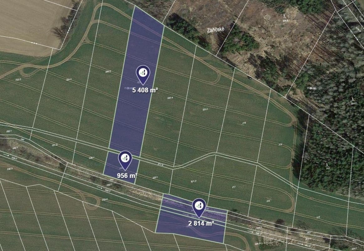 plot for sale, 9,178 m², Mladá Vožice, Jihočeský Region plot for sale, 9,178 m², Mladá Vožice, Jihočeský Region