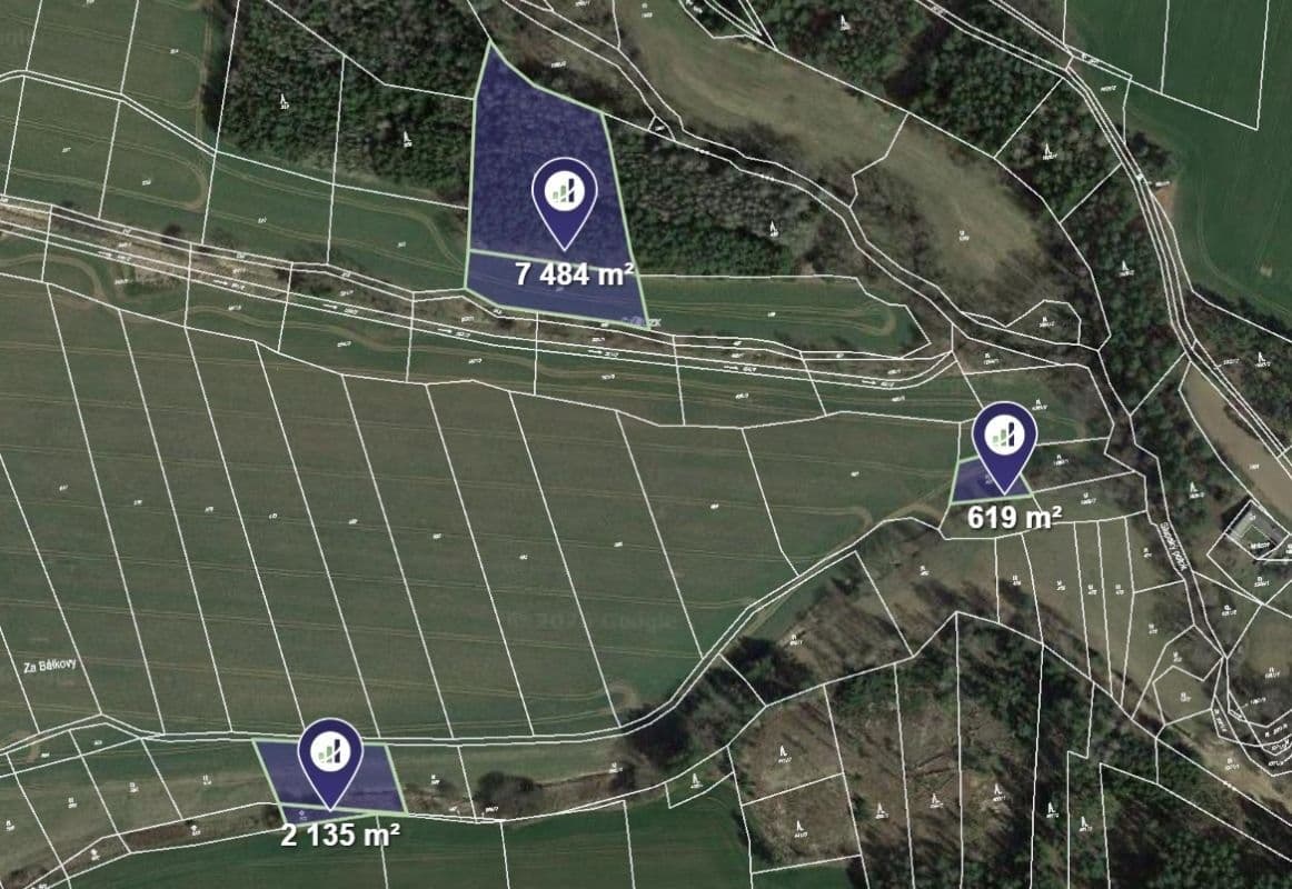 plot for sale, 10,238 m², Mladá Vožice, Jihočeský Region plot for sale, 10,238 m², Mladá Vožice, Jihočeský Region