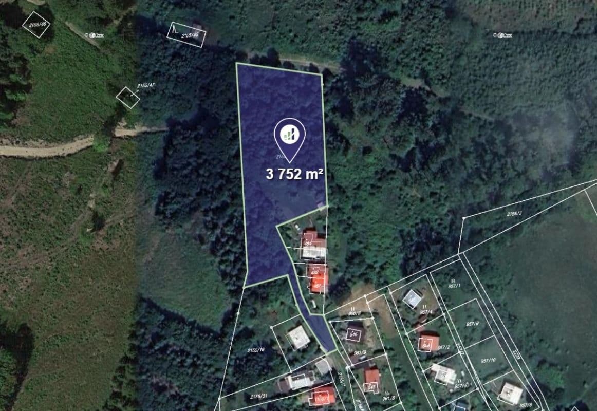 plot for sale, 3,752 m², Rajnochovice, Zlínský Region plot for sale, 3,752 m², Rajnochovice, Zlínský Region