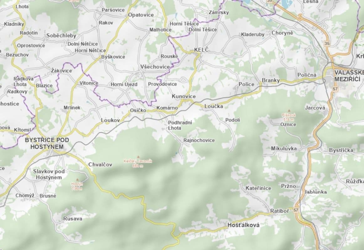 plot for sale, 3,752 m², Rajnochovice, Zlínský Region plot for sale, 3,752 m², Rajnochovice, Zlínský Region