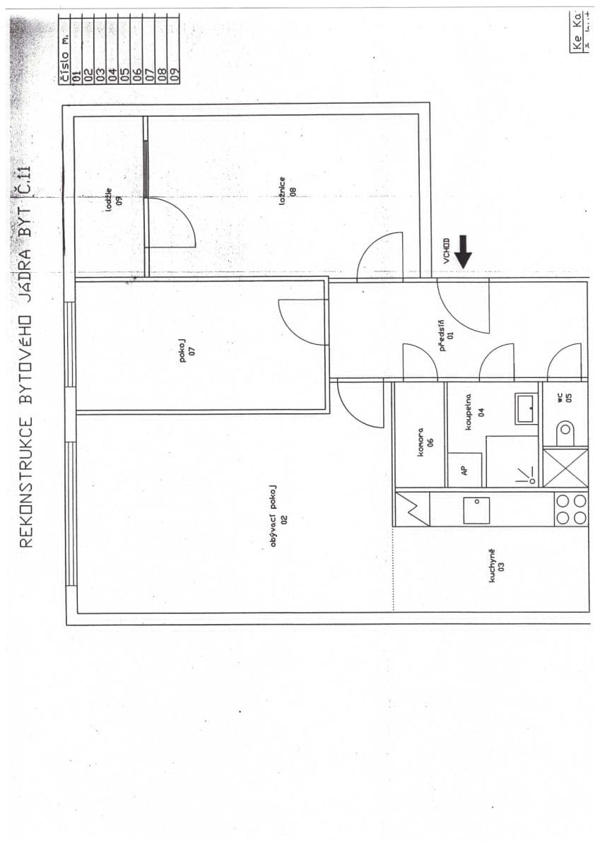 2 bedroom with open-plan kitchen flat for sale, 65 m², Ke Kateřinkám, Prague, Prague 2 bedroom with open-plan kitchen flat for sale, 65 m², Ke Kateřinkám, Prague, Prague