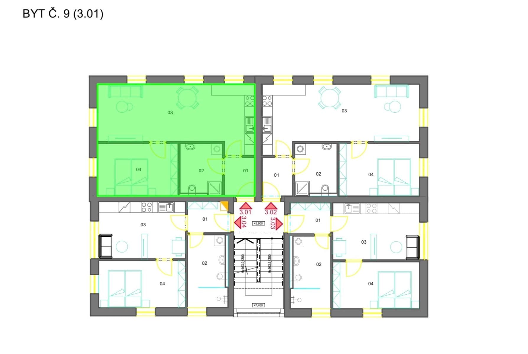 1 bedroom with open-plan kitchen flat to rent, 55 m², Smetanova, Hořovice, Středočeský Region 1 bedroom with open-plan kitchen flat to rent, 55 m², Smetanova, Hořovice, Středočeský Region