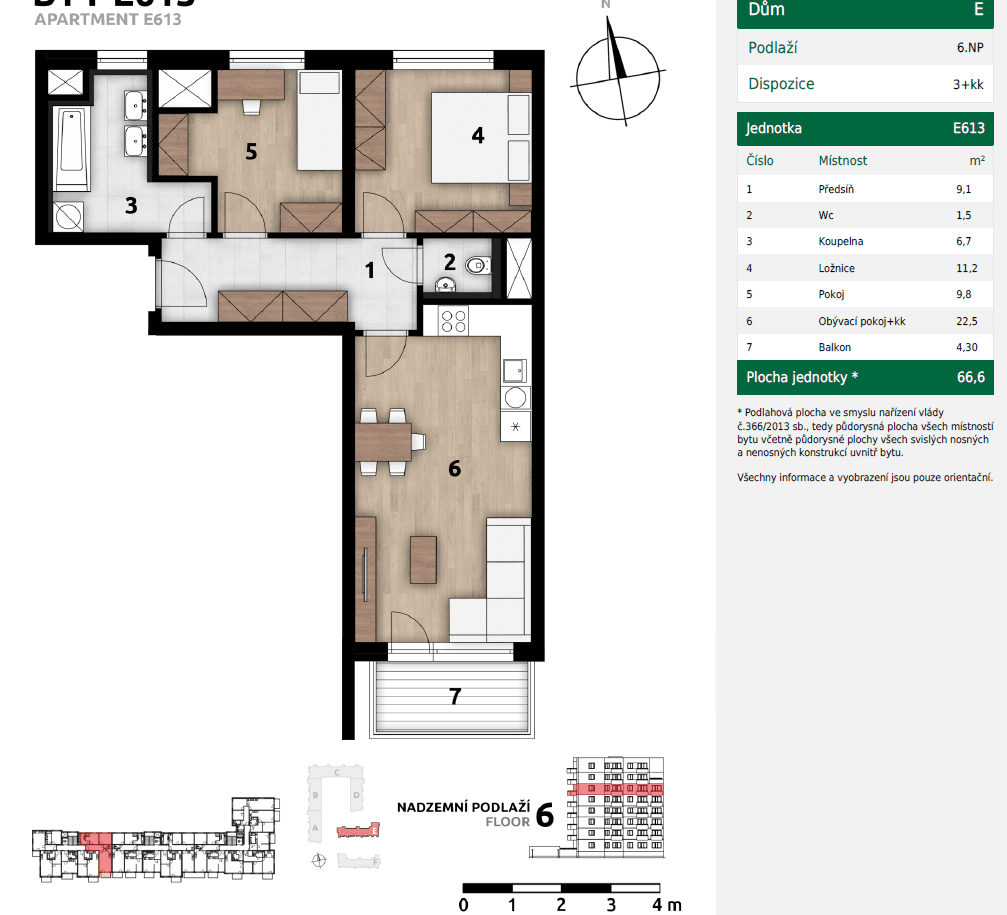 2 bedroom with open-plan kitchen flat to rent, 66 m², Františka Štěpánka, Prague, Prague 2 bedroom with open-plan kitchen flat to rent, 66 m², Františka Štěpánka, Prague, Prague