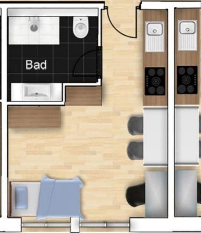 1 bedroom flat to rent, 25 m², Zähringerstraße 16A, Offenburg, Baden-Württemberg 1 bedroom flat to rent, 25 m², Zähringerstraße 16A, Offenburg, Baden-Württemberg