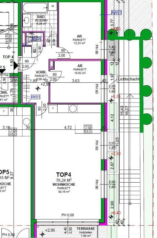 3 bedroom flat to rent, 77 m², Heiligenstädter Straße 395a, Wien, Vienna 3 bedroom flat to rent, 77 m², Heiligenstädter Straße 395a, Wien, Vienna