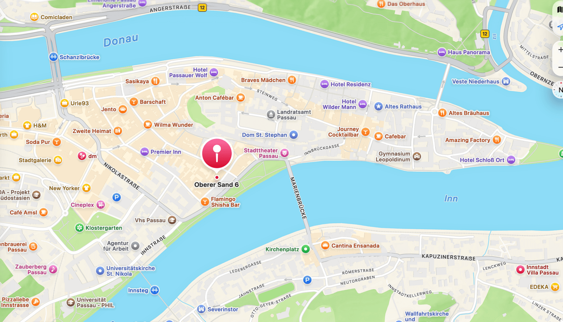 2 bedroom with open-plan kitchen flat to rent, 100 m², Oberer Sand 6, Passau, Bavaria 2 bedroom with open-plan kitchen flat to rent, 100 m², Oberer Sand 6, Passau, Bavaria