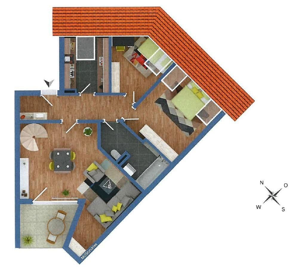 2 bedroom with open-plan kitchen flat to rent, 77 m², Filderstadt, Baden-Württemberg 2 bedroom with open-plan kitchen flat to rent, 77 m², Filderstadt, Baden-Württemberg