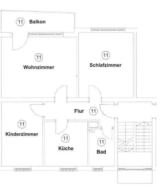3 bedroom flat to rent, 79 m², Kleiststraße 43, Ingolstadt, Bavaria 3 bedroom flat to rent, 79 m², Kleiststraße 43, Ingolstadt, Bavaria