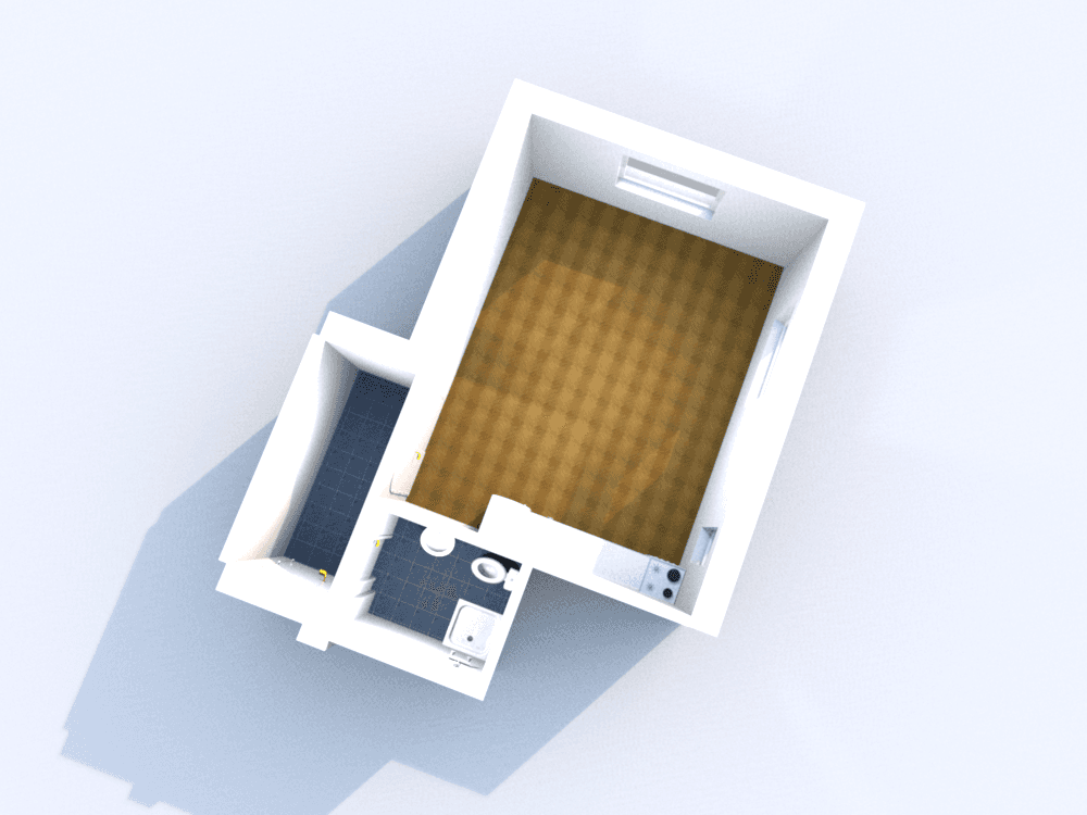 Studio flat to rent, 36 m², U Krčského nádraží, Prague, Prague Studio flat to rent, 36 m², U Krčského nádraží, Prague, Prague